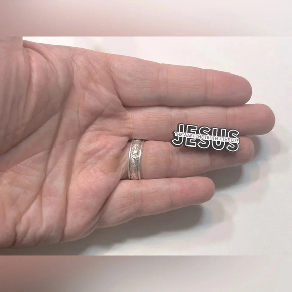 FREE w/ Purchase - Jesus The Way • The Truth  • The Life Pin ❤️‍🔥 - Picture 4 of 5